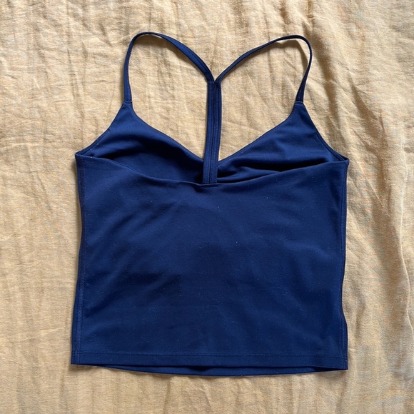 Girlfriend Collective Black workout Set M, biker short & built in bra cami - Picture 5 of 5